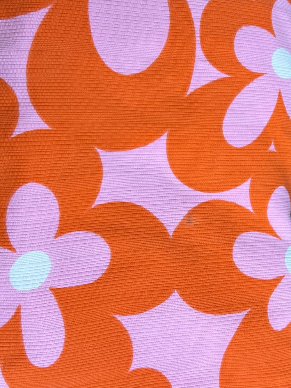 Vintage 60s 70s Mod Flower Power Print Midi Sun Dress Halter MCM 1960's 1970's - Picture 10 of 11